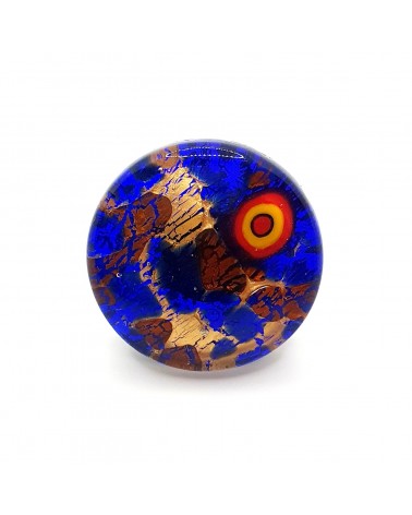 Bague ronde verre Murano bijoux fantaisies