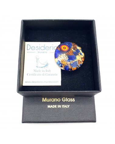 Bague ronde verre Murano bijoux fantaisies