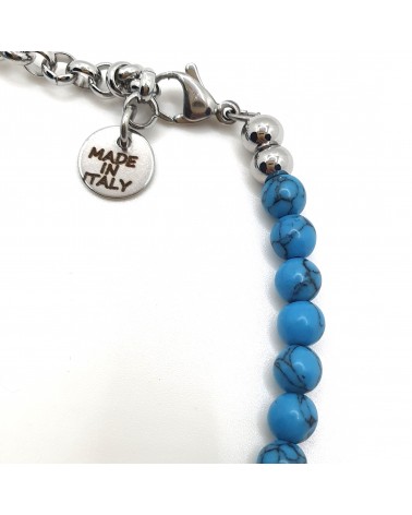 Bracelet Pierres Naturelles Turquoise bijoux fantaisies