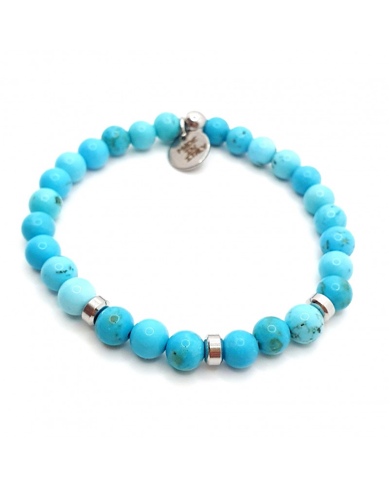 Bracelet Pierres Naturelles Turquoise bijoux fantaisies