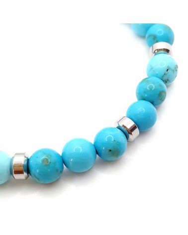 Bracelet Pierres Naturelles Turquoise bijoux fantaisies