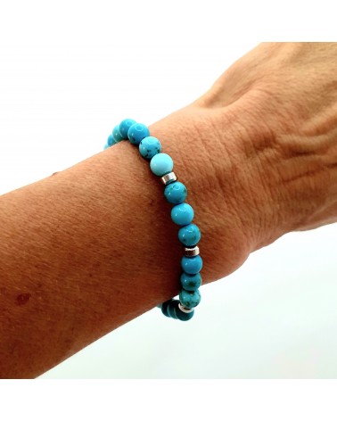 Bracelet Pierres Naturelles Turquoise bijoux fantaisies