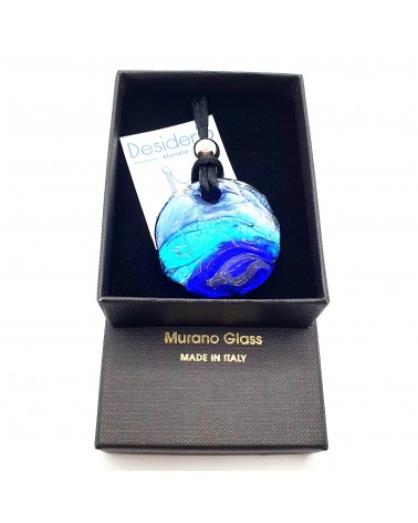 pendentif vague verre Murano Italie bijoux