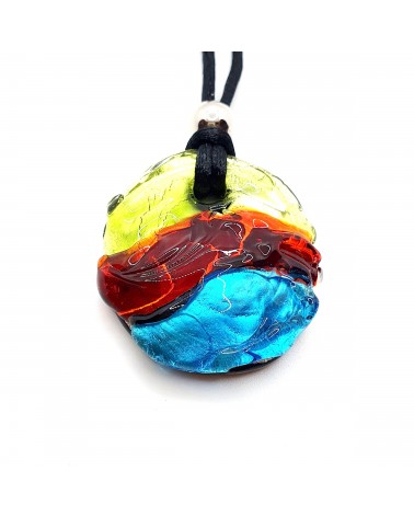 pendentif vague verre Murano Italie bijoux