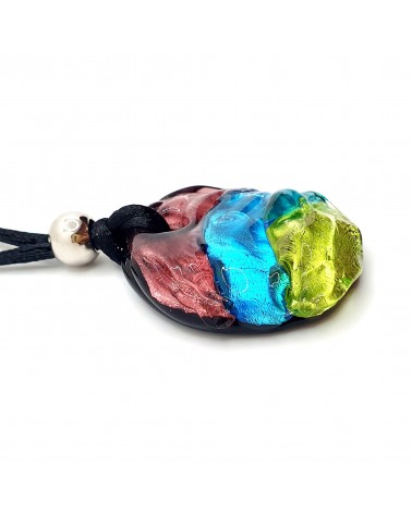 pendentif vague verre Murano Italie bijoux