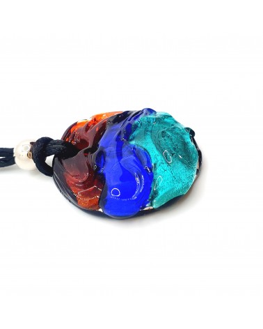 pendentif vague verre Murano Italie bijoux