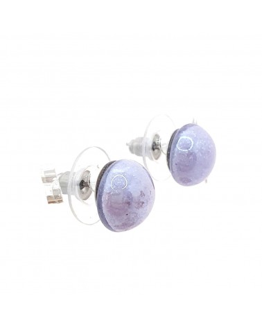 Boucles d'oreilles demi perle bijoux fantaisies artisans italiens