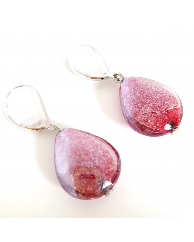 Boucles d'oreilles Berry en verre de Murano