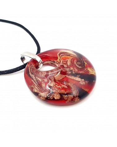 pendentif Arabesque en verre de Murano, bijoux fantaisies