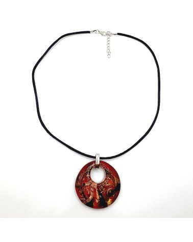 pendentif Arabesque en verre de Murano, bijoux fantaisies