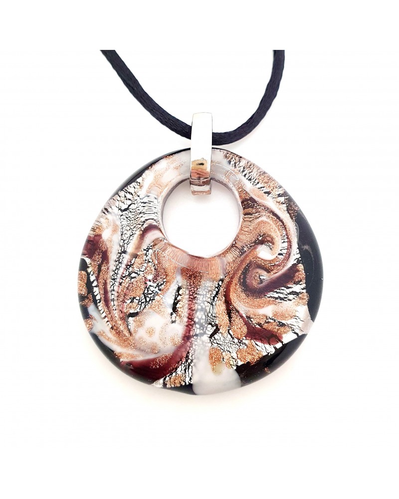 pendentif Arabesque en verre de Murano, bijoux fantaisies