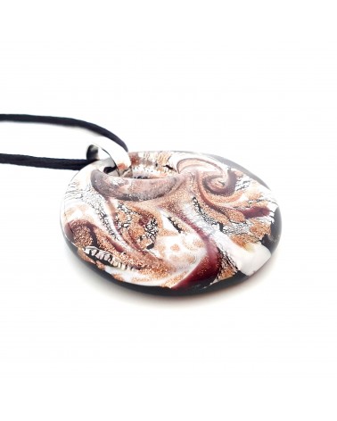 pendentif Arabesque en verre de Murano, bijoux fantaisies