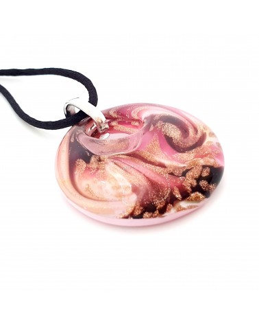 pendentif Arabesque en verre de Murano, bijoux fantaisies