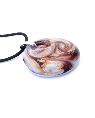 pendentif Arabesque en verre de Murano, bijoux fantaisies