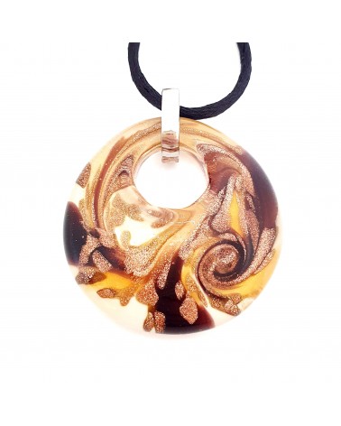 pendentif Arabesque en verre de Murano, bijoux fantaisies