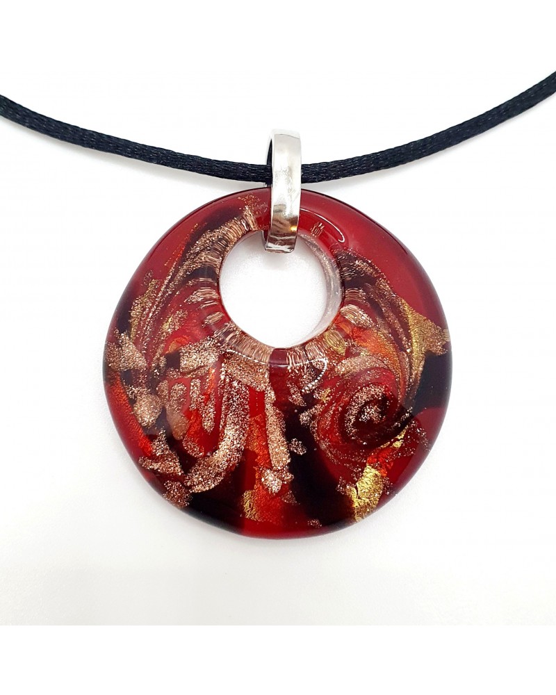 pendentif Arabesque en verre de Murano, bijoux fantaisies