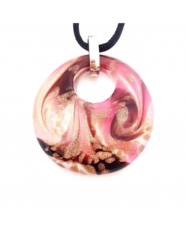 pendentif Arabesque en verre de Murano, bijoux fantaisies