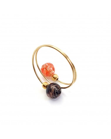 Bague Sublime en verre de Murano made in Italie