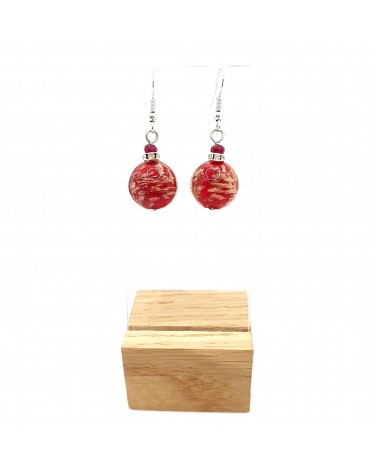 Boucles d'oreilles Monachella perle bijoux fantaisie verre de Murano bijoux Murano