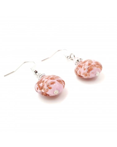 Boucles d'oreilles Monachella perle bijoux fantaisie verre de Murano bijoux Murano