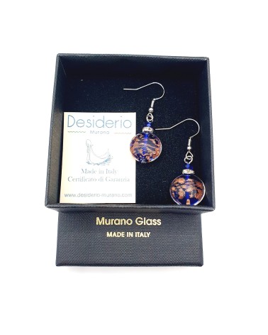 Boucles d'oreilles monachella bijoux fantaisies made in  Italie bijoux Murano