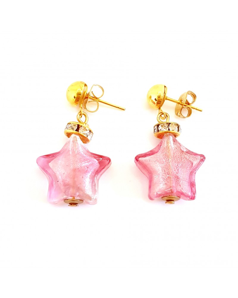 Boucles d'oreilles fantasy bijoux fantaisies made Italie bijoux Murano