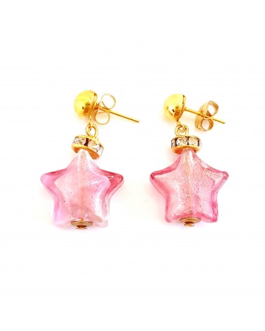 Boucles d'oreilles fantasy bijoux fantaisies made Italie bijoux Murano