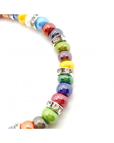 Bracelet light en verre de Murano made in Italie