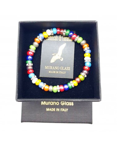 Bracelet light en verre de Murano made in Italie